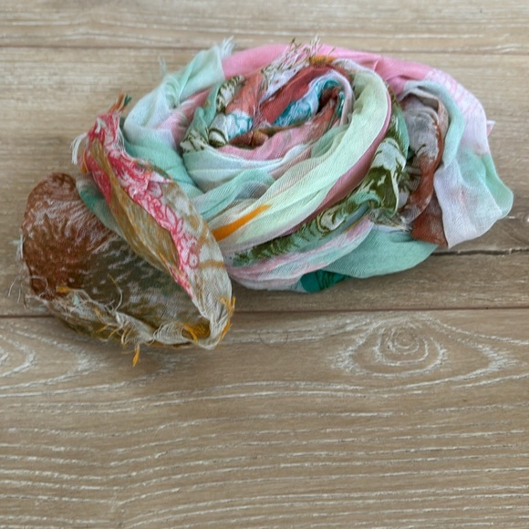 Bohemian Free People Colorful Wrap/Scarf - Picture 5 of 8